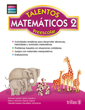 [9786071736918] TALENTOS MATEMATICOS, PREESCOLAR 2