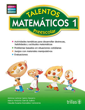[9786071734372] TALENTOS MATEMATICOS, PREESCOLAR 1
