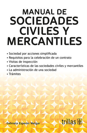 MANUAL DE SOCIEDADES CIVILES Y MERCANTILES