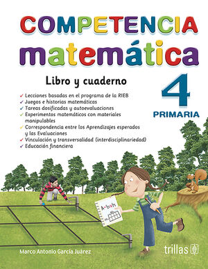 COMPETENCIA MATEMATICA 4. LIBRO Y CUADERNO