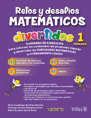 RETOS Y DESAFIOS MATEMATICOS DIVERTIDOS 1. PRIMARIA. CUADERNO DE EJERCICIOS
