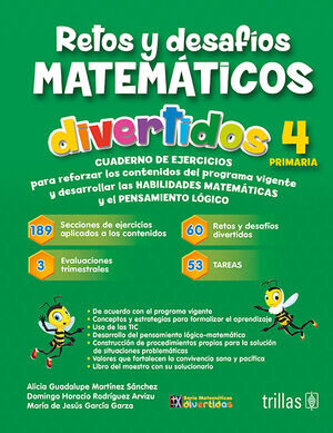 RETOS Y DESAFIOS MATEMATICOS DIVERTIDOS 4.PRIMARIA. CUADERNO DE EJERCICIOS