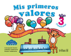 [9786071735164] MIS PRIMEROS VALORES, PREESCOLAR 3